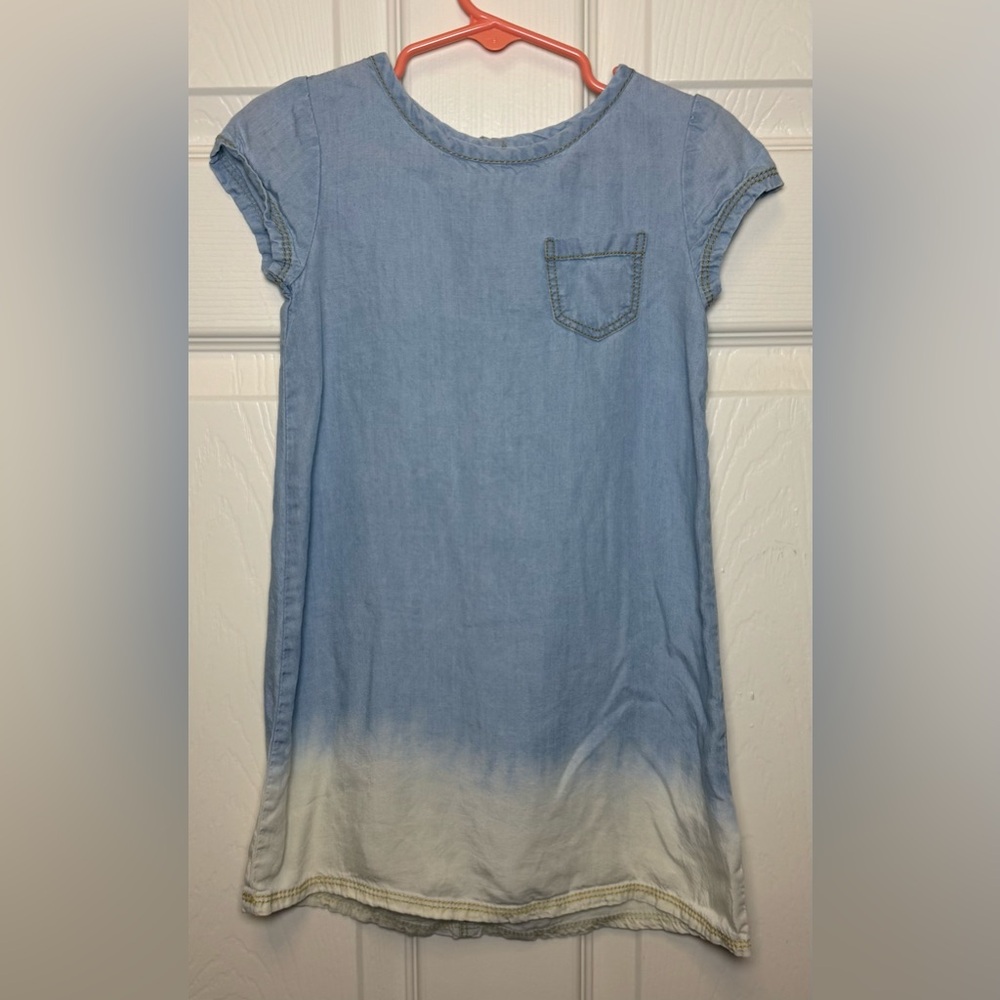 Artisan NY Blue and Cream Ombre Casual Kids Dress